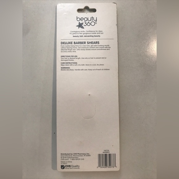 NEW Beauty 360 Deluxe 6 1/2 inches Stainless Steel Barber Shears Shears - Picture 4 of 6